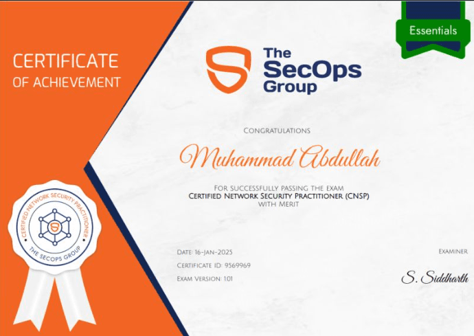 Certified Network Security Practitioner