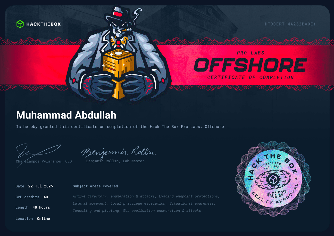 Offshore - Pro Lab