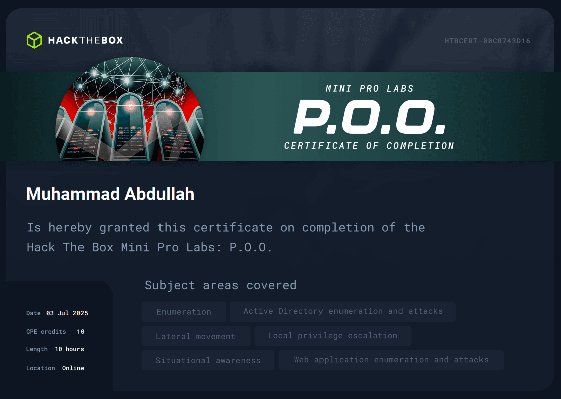 P.O.O - Mini Pro Lab
